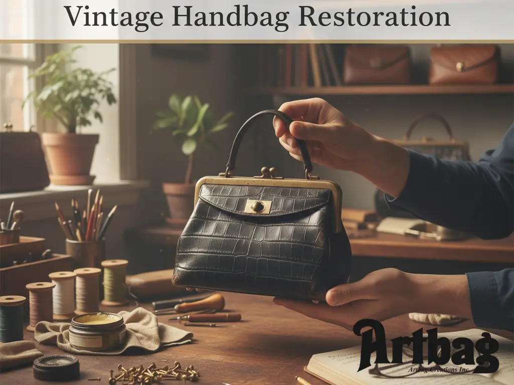 vintage handbag restoration
