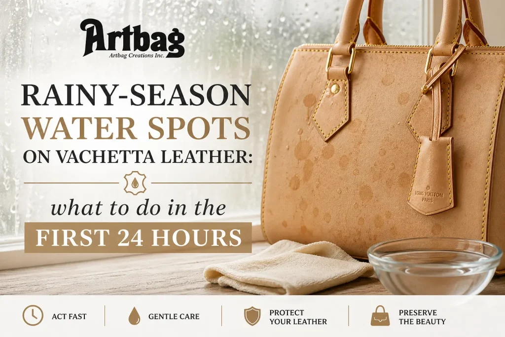 Vachetta Leather Water Spots